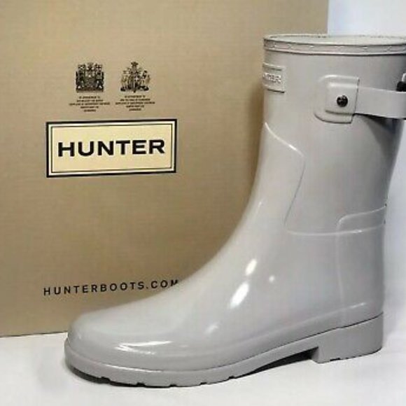 Hunter Short Gloss Rain Boot - Picture 1 of 13